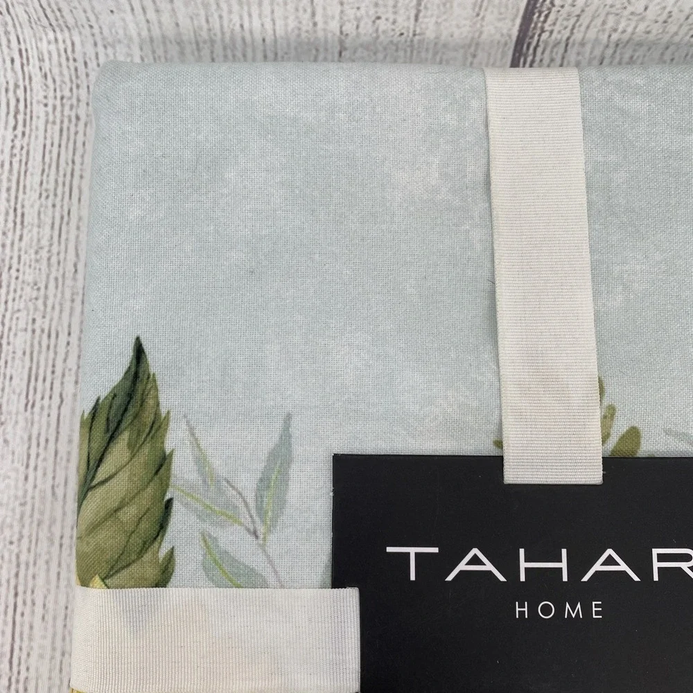 Tahari Tablecloth 60x84 Sunflower Dragonfly Green Yellow Blue Summer Spring